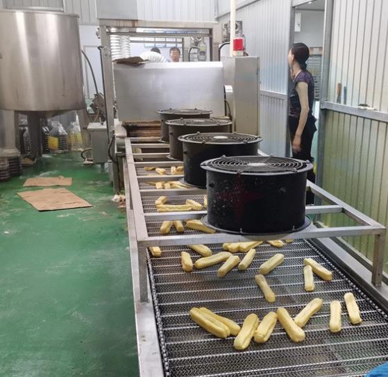 安徽客户炸油条现场